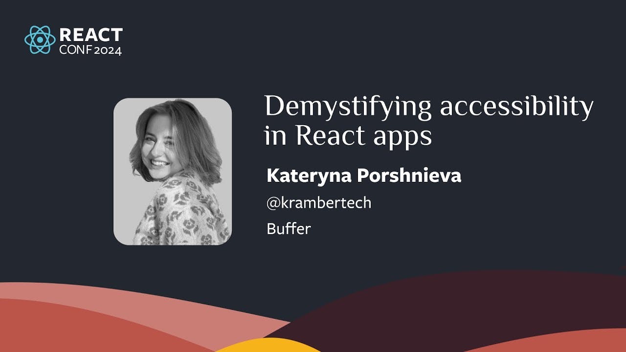 Demystifying accessibility in React apps